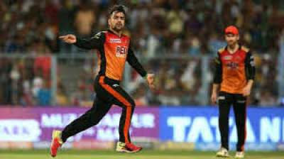 Rashid Khan gives angry send-off to stonnis He bowled his unpredictable bowl i.e googly to the opener Hulk Stoinis.