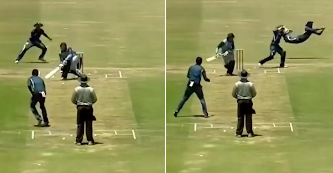 south african fielder took a flying catch from slip to leg side