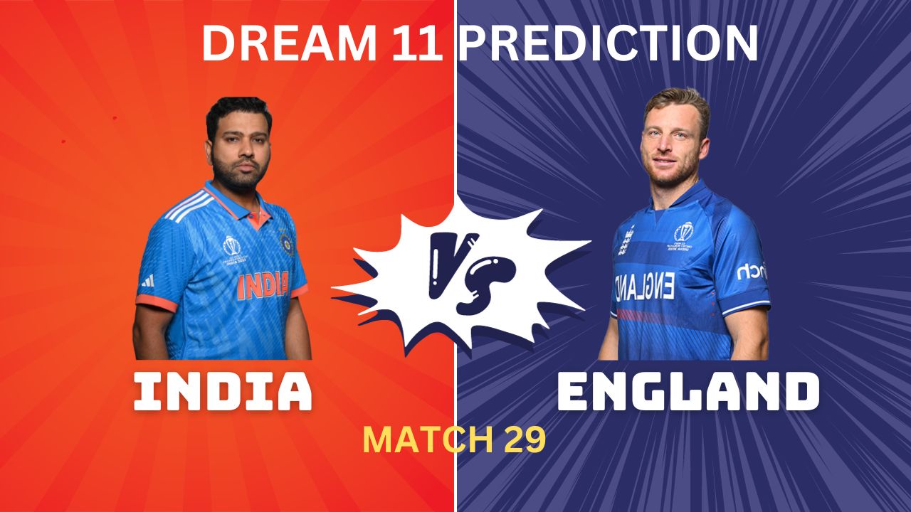 IND vs ENG Dream11, My11Circle Team Prediction Today Match29