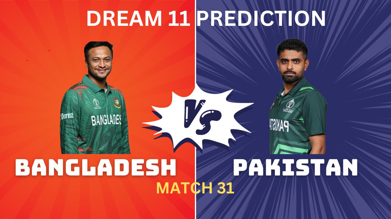 PAK vs BAN Dream 11, My11Circle Team prediction Today Match31