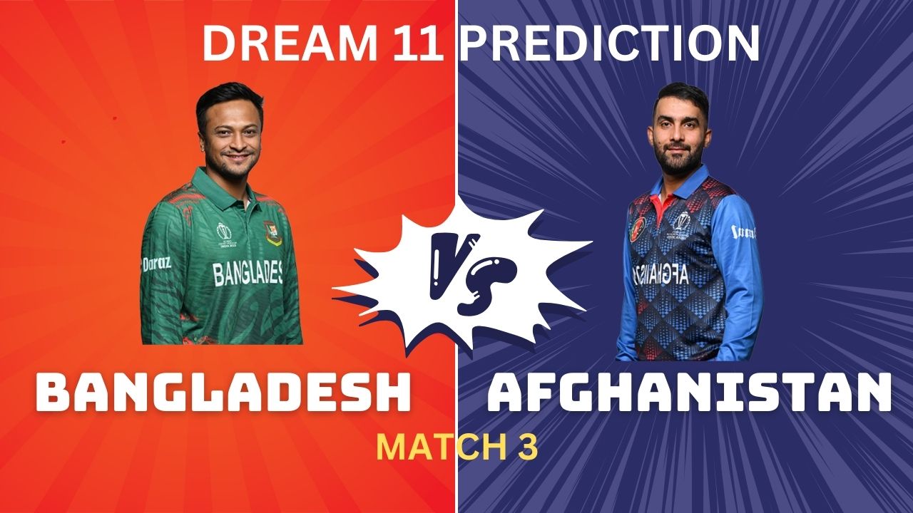 BAN vs AFG Dream 11, My11Circle Team prediction Today Match 3