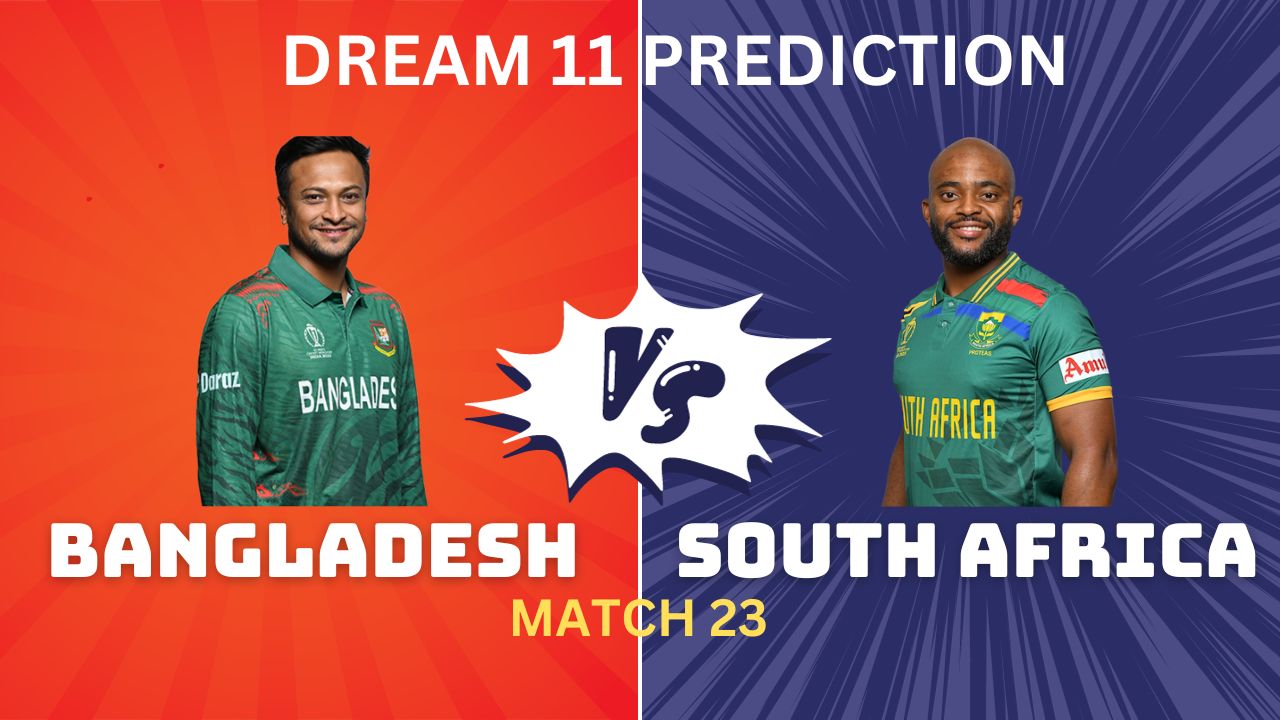 SA vs BAN Dream11, My11Circle Team Prediction Today Match 23